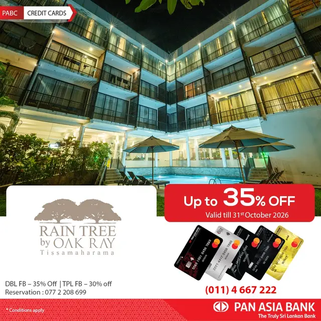 Rain Tree by Oak Ray offer from Pan Asia Bank
