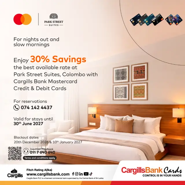 Park Street Suites offer from Cargills Bank